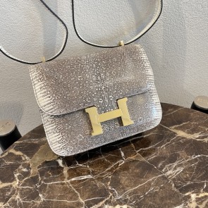 실사 [에르메스] 리자드 콘스탄스 백 HERMES CONSTANCE 18CM