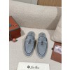 [로로피아나] 스웨이드 바부슈 참스워크 babouche charms walk 블로퍼