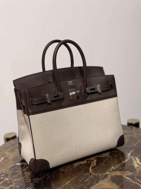 실사 [에르메스] 캔버스 버킨 HERMES BIRKIN