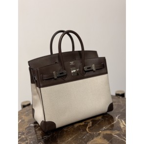 실사 [에르메스] 캔버스 버킨 HERMES BIRKIN