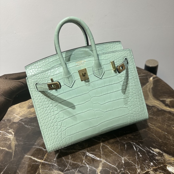 실사 [에르메스] 엘리게이터 버킨 백 HERMES BIRKIN20 SELLIER