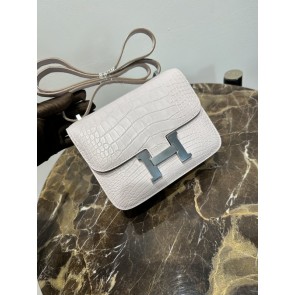 실사 [에르메스] 엘리게이터 콘스탄스 백 HERMES CONSTANCE 18CM