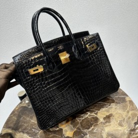실사 [에르메스] 포르수스 버킨 백 HERMES POROSUS CROCODIEL BIRKIN30