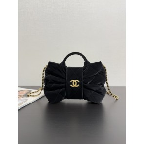 [샤넬] 신상 25K 미니 벨벳 리본 보우백