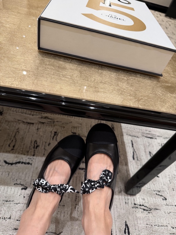 [샤넬] 26C 발레리나 샌들