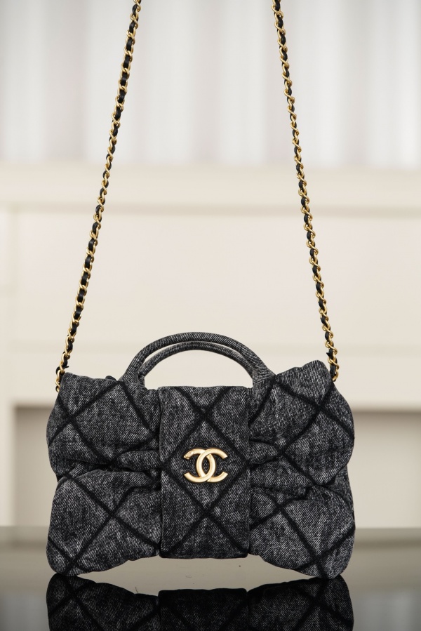 [샤넬] 신상 25K 리본 보우백