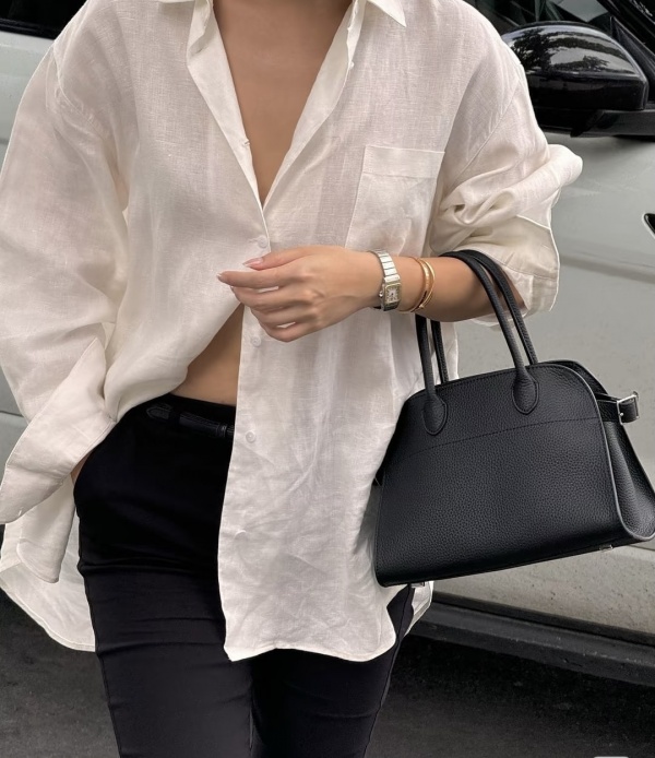 [더로우] 마고백 10 THE ROW Margaux bag 10 (그레인 가죽)