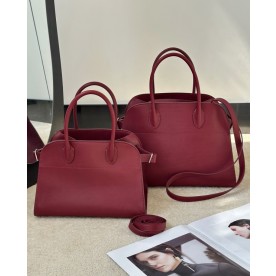 [더로우] 마고백 10 THE ROW Margaux bag 10 (새들 가죽)